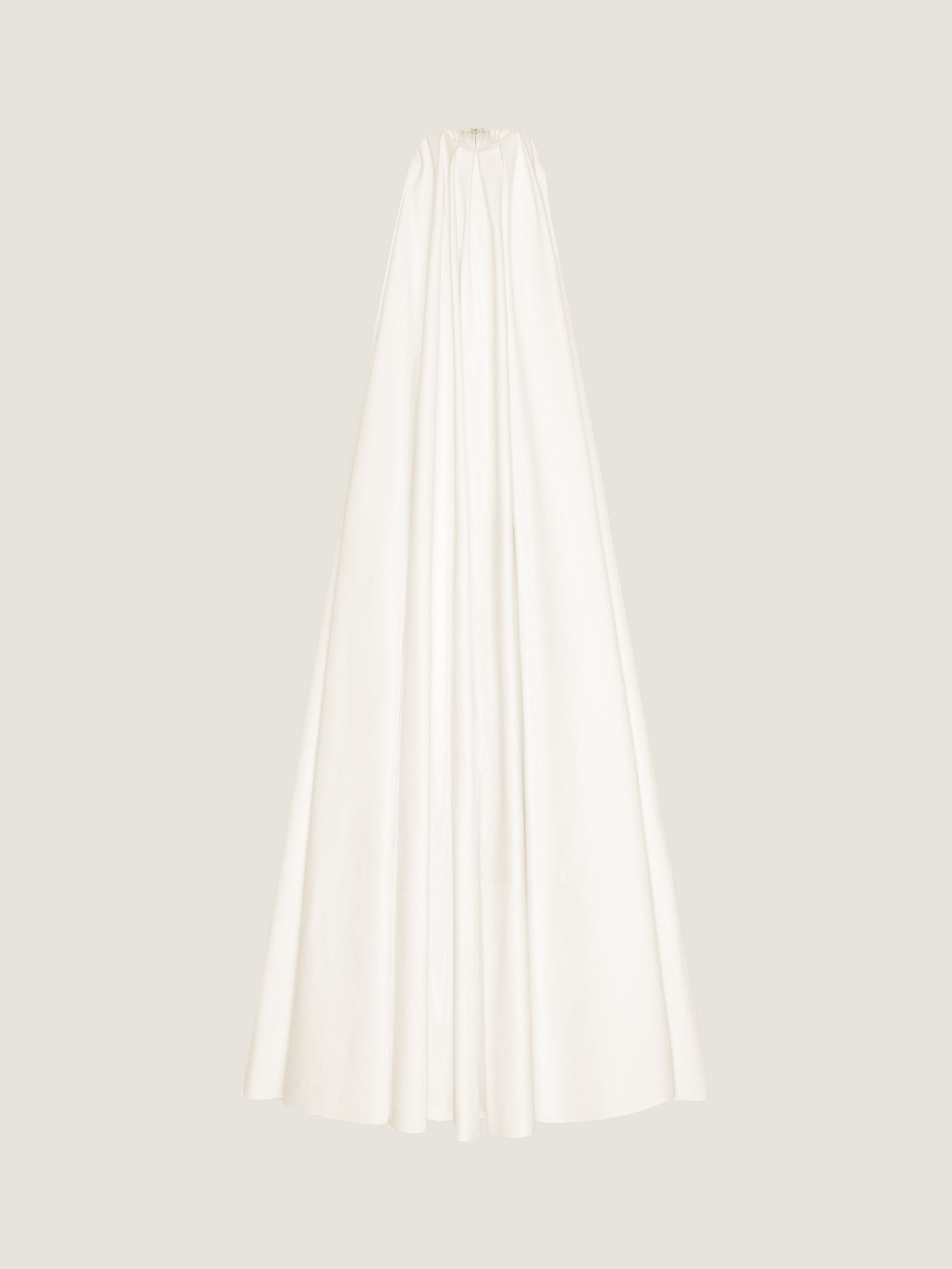 Halterneck evening dress in leather
